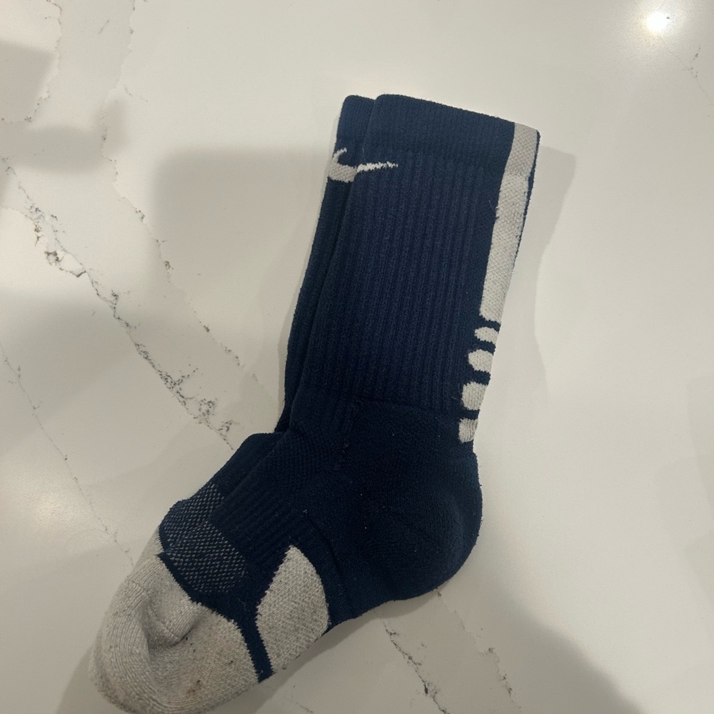 Nike Men's Athletic Socks in Navy and Gray
